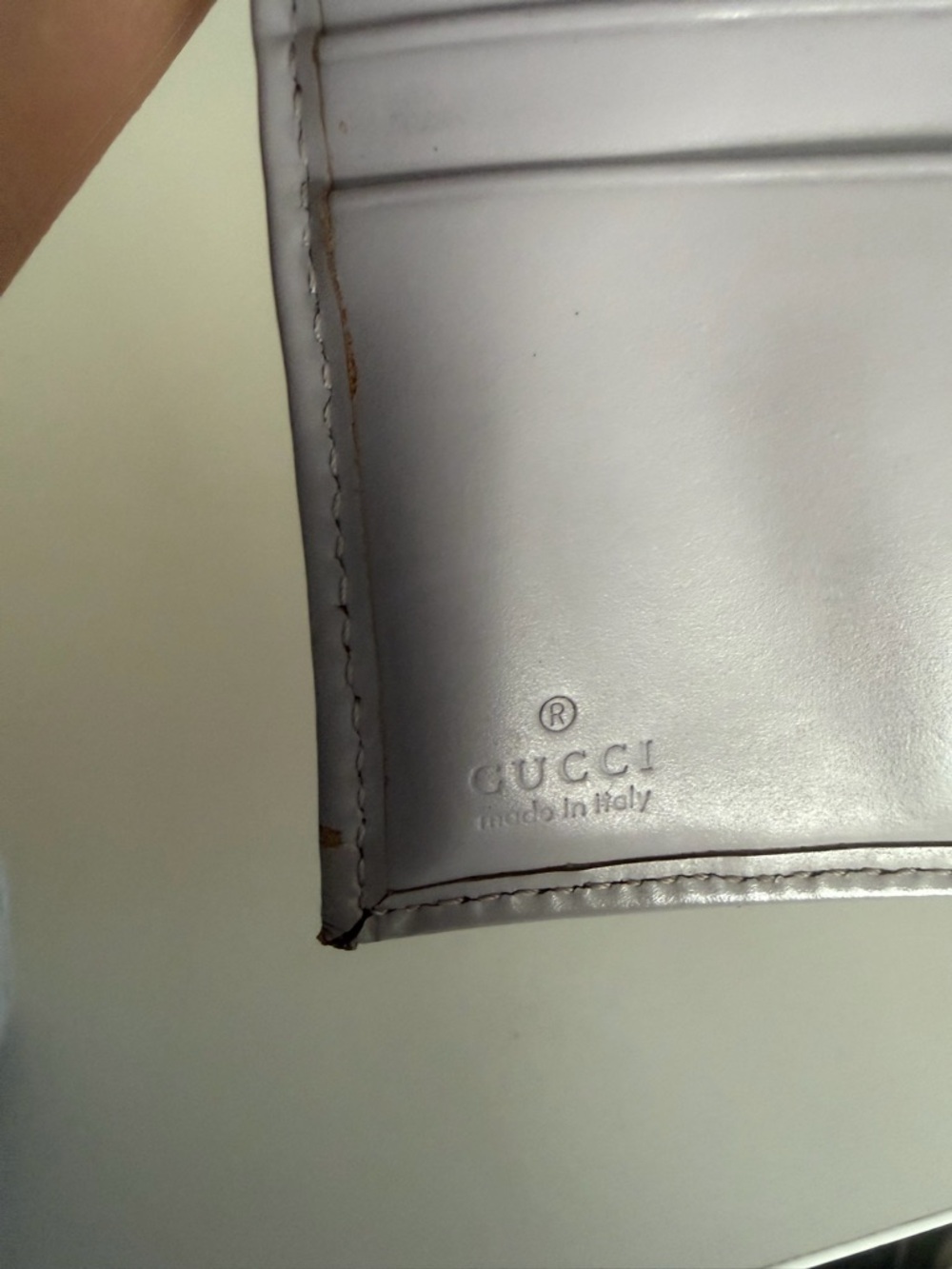 Gucci lilac GG Canvas Compact Fold Wallet Project - Picture 11 of 15